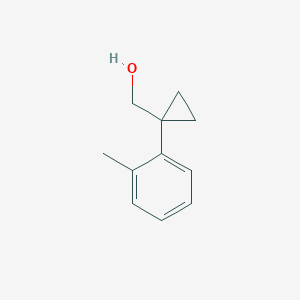 [1-(2-Methylphenyl)cyclopropyl]methanol