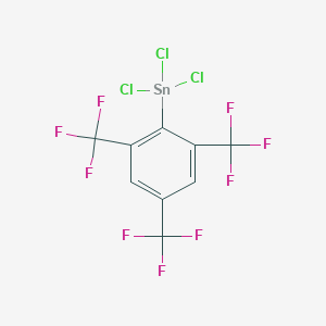 Stannane, trichloro[2,4,6-tris(trifluoromethyl)phenyl]-