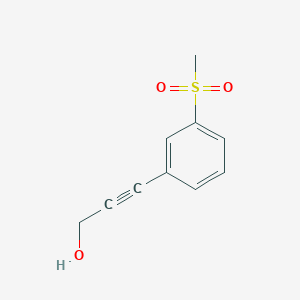 3-[3-(Methanesulfonyl)phenyl]prop-2-yn-1-ol