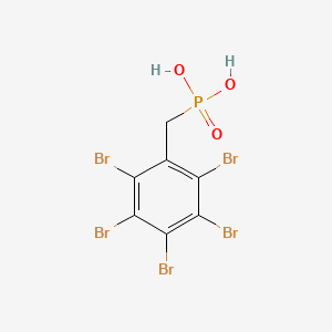 [(Pentabromophenyl)methyl]phosphonic acid