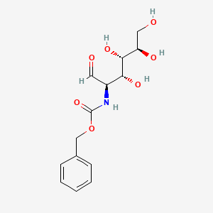 molecular formula C14H19NO7 B1260188 2-{[(Benzyloxy)carbonyl]amino}-2-deoxy-D-glucose CAS No. 77059-32-6