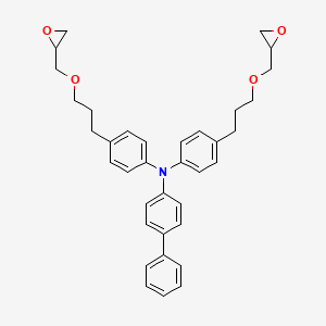 N,N-Bis(4-{3-[(oxiran-2-yl)methoxy]propyl}phenyl)[1,1'-biphenyl]-4-amine