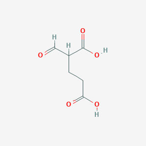 molecular formula C6H8O5 B1260189 2-Formylglutaric acid 