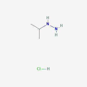 molecular formula C3H11ClN2 B126019 异丙基肼盐酸盐 CAS No. 16726-41-3