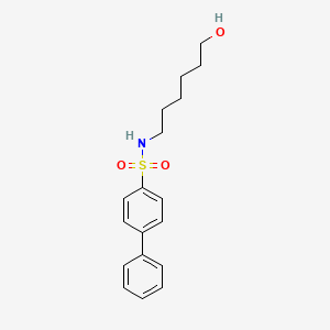 [1,1'-Biphenyl]-4-sulfonamide, N-(6-hydroxyhexyl)-