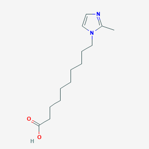 10-(2-Methyl-1H-imidazol-1-yl)decanoic acid