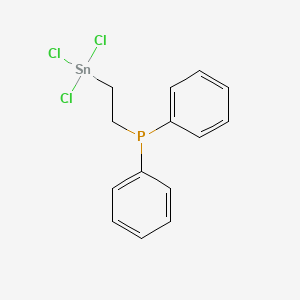 Diphenyl[2-(trichlorostannyl)ethyl]phosphane