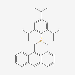 [(Anthracen-9-yl)methyl](methyl)[2,4,6-tri(propan-2-yl)phenyl]phosphane