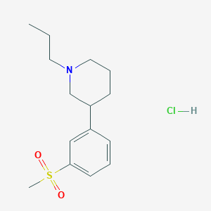 molecular formula C15H24ClNO2S B1260203 OSU6162 hydrochloride 