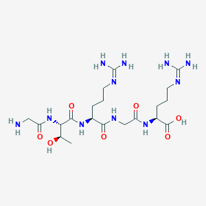 Glycyl-L-threonyl-N~5~-(diaminomethylidene)-L-ornithylglycyl-N~5~-(diaminomethylidene)-L-ornithine