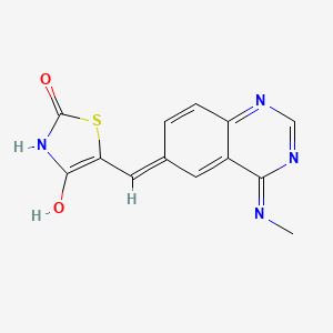 5-{[4-(Methylamino)quinazolin-6-yl]methylidene}-1,3-thiazolidine-2,4-dione