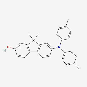 7-[Bis(4-methylphenyl)amino]-9,9-dimethyl-9H-fluoren-2-OL