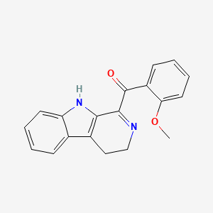 (4,9-Dihydro-3H-beta-carbolin-1-yl)(2-methoxyphenyl)methanone