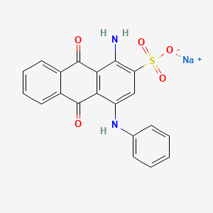molecular formula C20H13N2NaO5S B1260227 酸性蓝25 CAS No. 6408-78-2