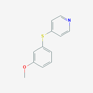 4-(3-Methoxyphenyl)sulfanylpyridine