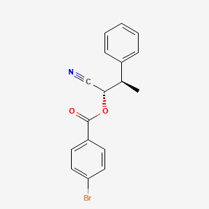 (1S,2R)-1-Cyano-2-phenylpropyl 4-bromobenzoate