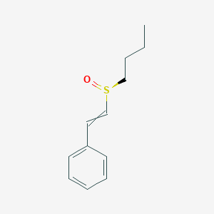 {2-[(S)-Butane-1-sulfinyl]ethenyl}benzene