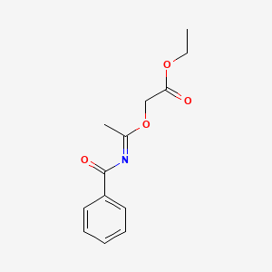 Ethyl {[(1E)-N-benzoylethanimidoyl]oxy}acetate