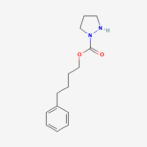 4-Phenylbutyl pyrazolidine-1-carboxylate