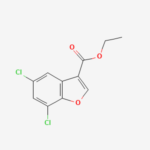 Ethyl 5,7-dichlorobenzofuran-3-carboxylate