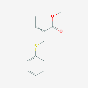 Methyl 2-[(phenylsulfanyl)methyl]but-2-enoate