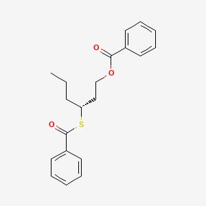 (3R)-3-(Benzoylsulfanyl)hexyl benzoate