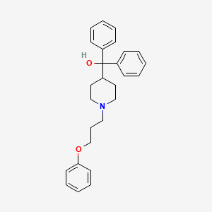 [1-(3-Phenoxypropyl)-4-piperidinyl]-diphenylmethanol