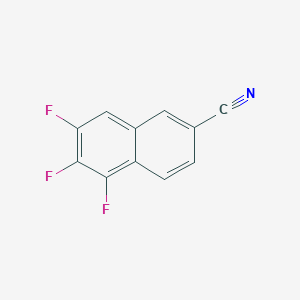 5,6,7-Trifluoronaphthalene-2-carbonitrile