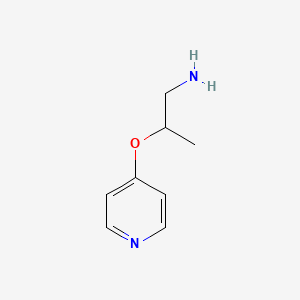 1-Propanamine, 2-(4-pyridinyloxy)-