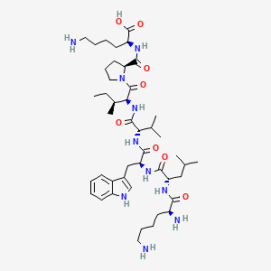 L-Lysine, L-lysyl-L-leucyl-L-tryptophyl-L-valyl-L-isoleucyl-L-prolyl-