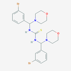 Thiourea, N,N'-bis[(3-bromophenyl)-4-morpholinylmethyl]-