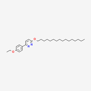 3-(4-Ethoxyphenyl)-6-(hexadecyloxy)pyridazine