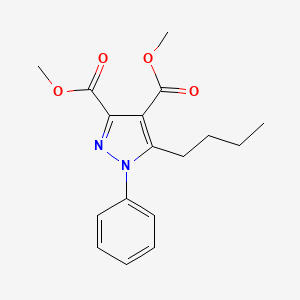 Dimethyl 5-butyl-1-phenyl-1H-pyrazole-3,4-dicarboxylate