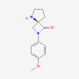 2,5-Diazaspiro[3.4]octan-1-one, 2-(4-methoxyphenyl)-, (4R)-