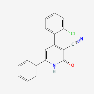 4-(2-Chlorophenyl)-2-oxo-6-phenyl-1,2-dihydropyridine-3-carbonitrile