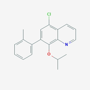 5-Chloro-7-(2-methylphenyl)-8-[(propan-2-yl)oxy]quinoline