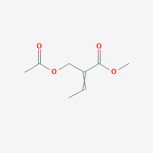 Methyl 2-[(acetyloxy)methyl]but-2-enoate