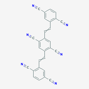 2,2'-[(2,5-Dicyano-1,4-phenylene)di(ethene-2,1-diyl)]di(benzene-1,4-dicarbonitrile)