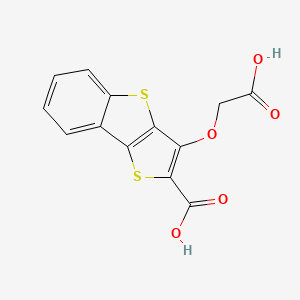 Benzo[b]thieno[2,3-d]thiophene-2-carboxylic acid, 3-(carboxymethoxy)-