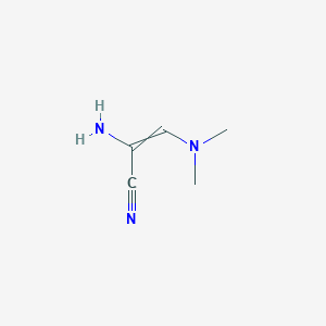 B12603127 2-Amino-3-(dimethylamino)prop-2-enenitrile CAS No. 649755-73-7