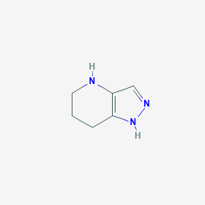 molecular formula C6H9N3 B1260316 4,5,6,7-四氢-1H-吡唑并[4,3-b]吡啶 CAS No. 1189853-67-5