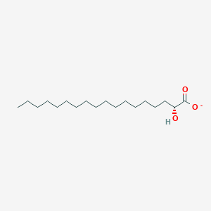 molecular formula C18H35O3- B1260323 (R)-2-羟基硬脂酸 