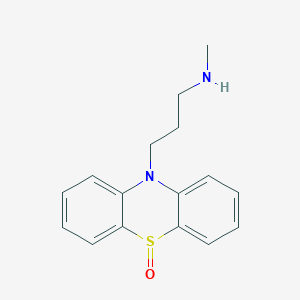 molecular formula C16H18N2OS B1260332 N-methyl-3-(5-oxo-10-phenothiazinyl)-1-propanamine 