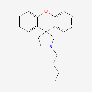 Spiro[pyrrolidine-3,9'-[9H]xanthene], 1-butyl-