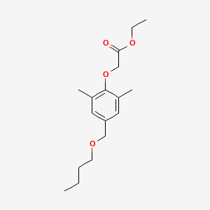 Ethyl [4-(butoxymethyl)-2,6-dimethylphenoxy]acetate