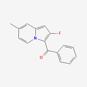 (2-Fluoro-7-methylindolizin-3-yl)(phenyl)methanone