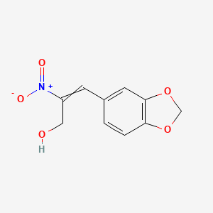 3-(2H-1,3-Benzodioxol-5-yl)-2-nitroprop-2-en-1-ol