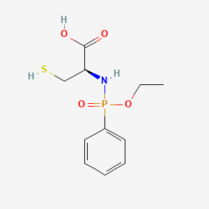 N-[Ethoxy(phenyl)phosphoryl]-L-cysteine