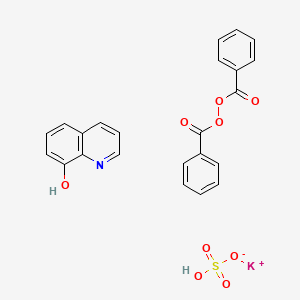molecular formula C23H18KNO9S B1260343 Quinoderm CAS No. 78515-96-5