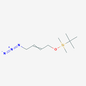 [(4-Azidobut-2-EN-1-YL)oxy](tert-butyl)dimethylsilane